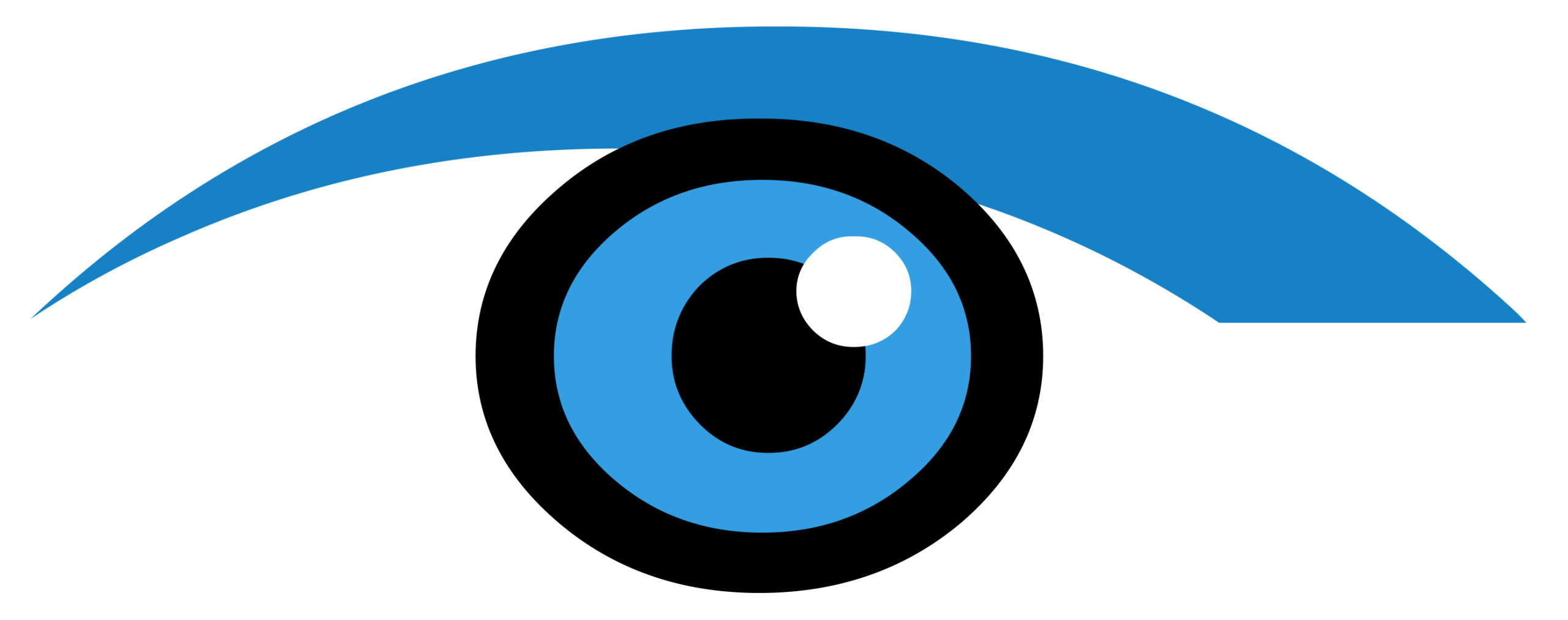 Illustration of eye icon on transparent background PNG